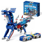 2-in-1 Magnetic Transforming Car to Dragon Toy