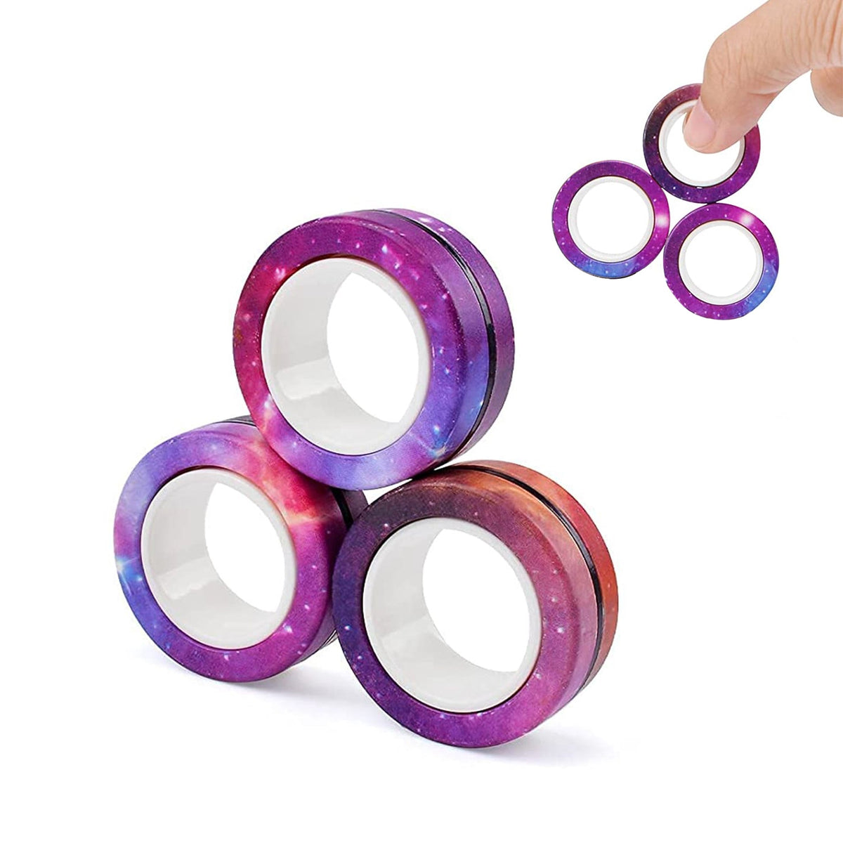 Magnetic Rings Fidget Toy