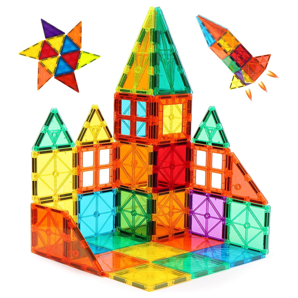 42 PCS STEM Magnetic Tiles