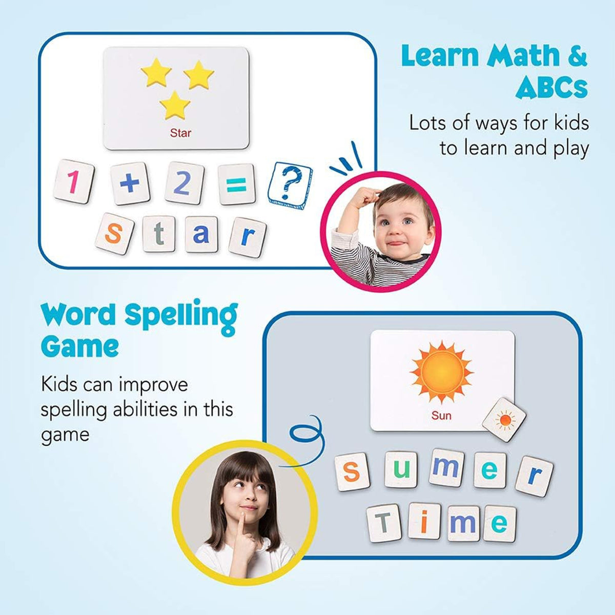 Magnetic Letters and Numbers Learning Set
