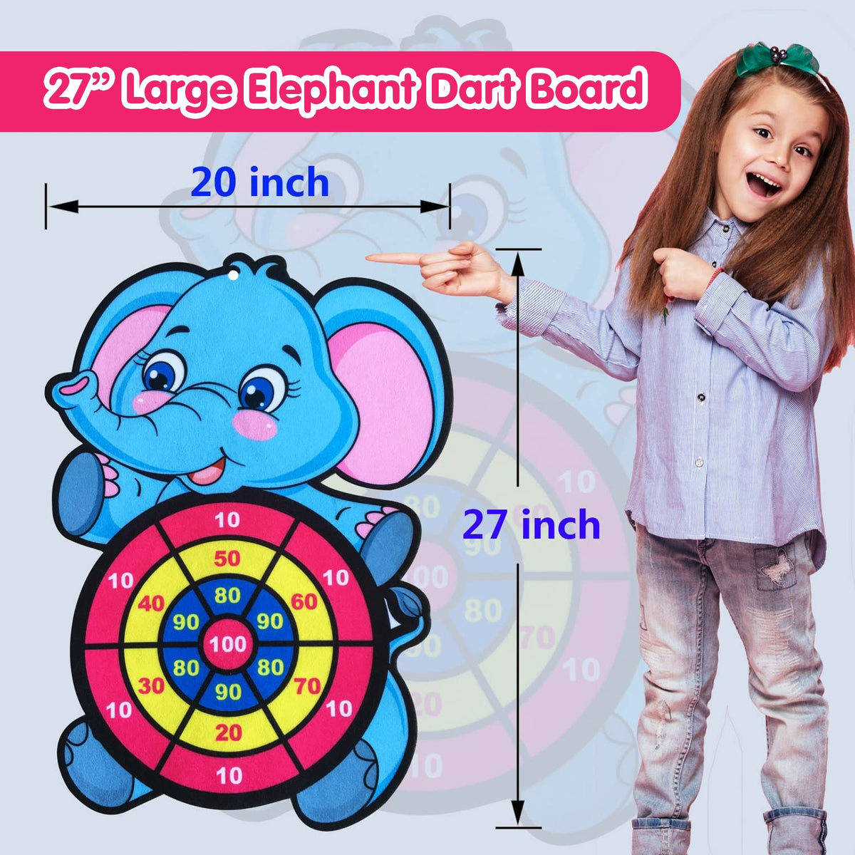 Large Dart Board Set