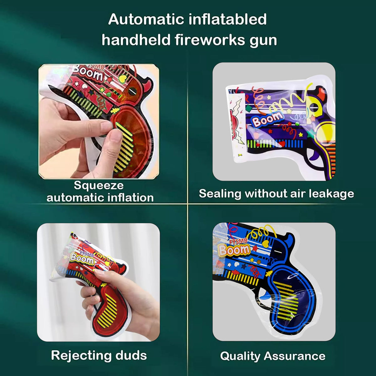 Inflatable Fireworks Guns (Set of 15)