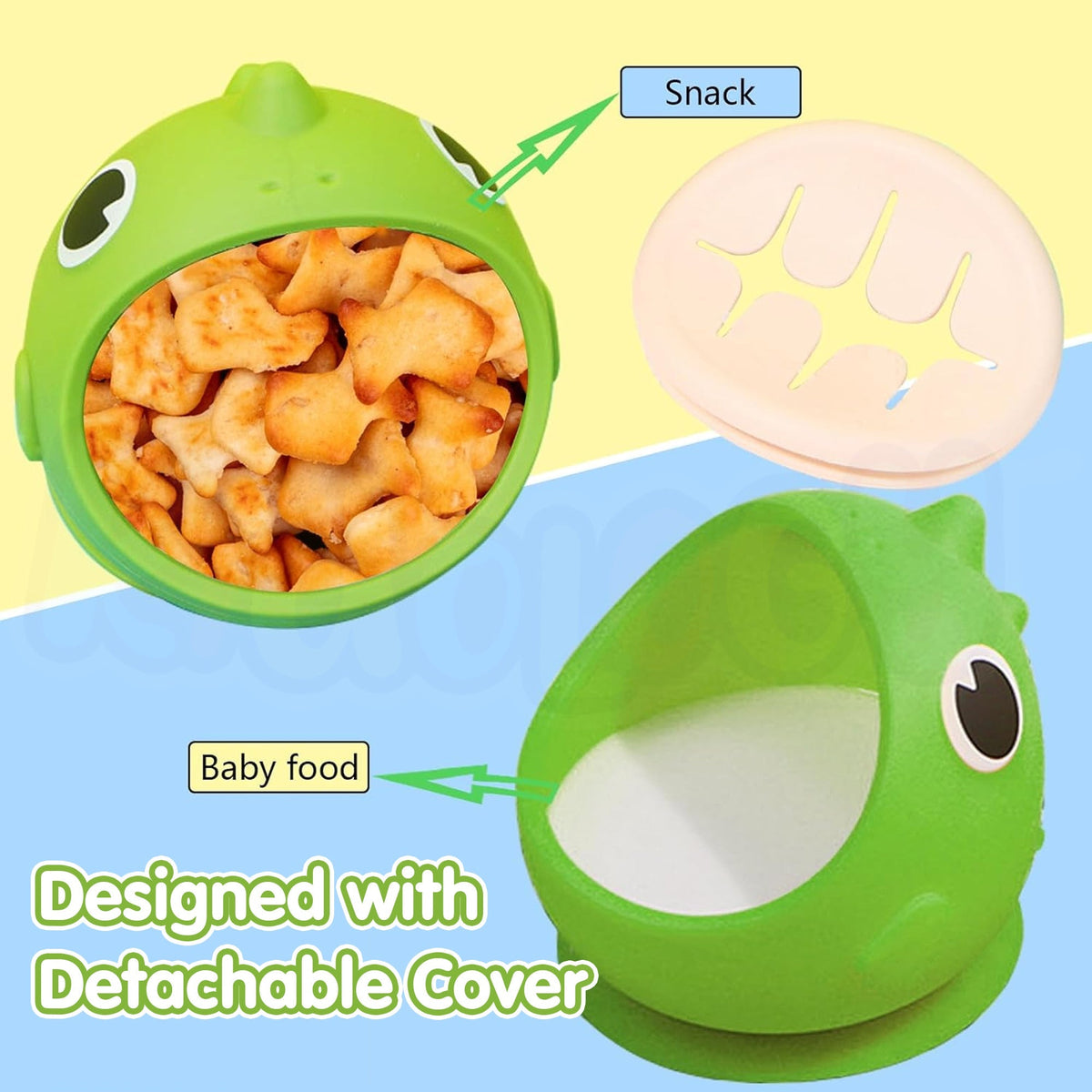 Silicone Snack Cups for Toddlers