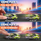50 Pcs Unbreakable Die Cast Cars with Storage Box