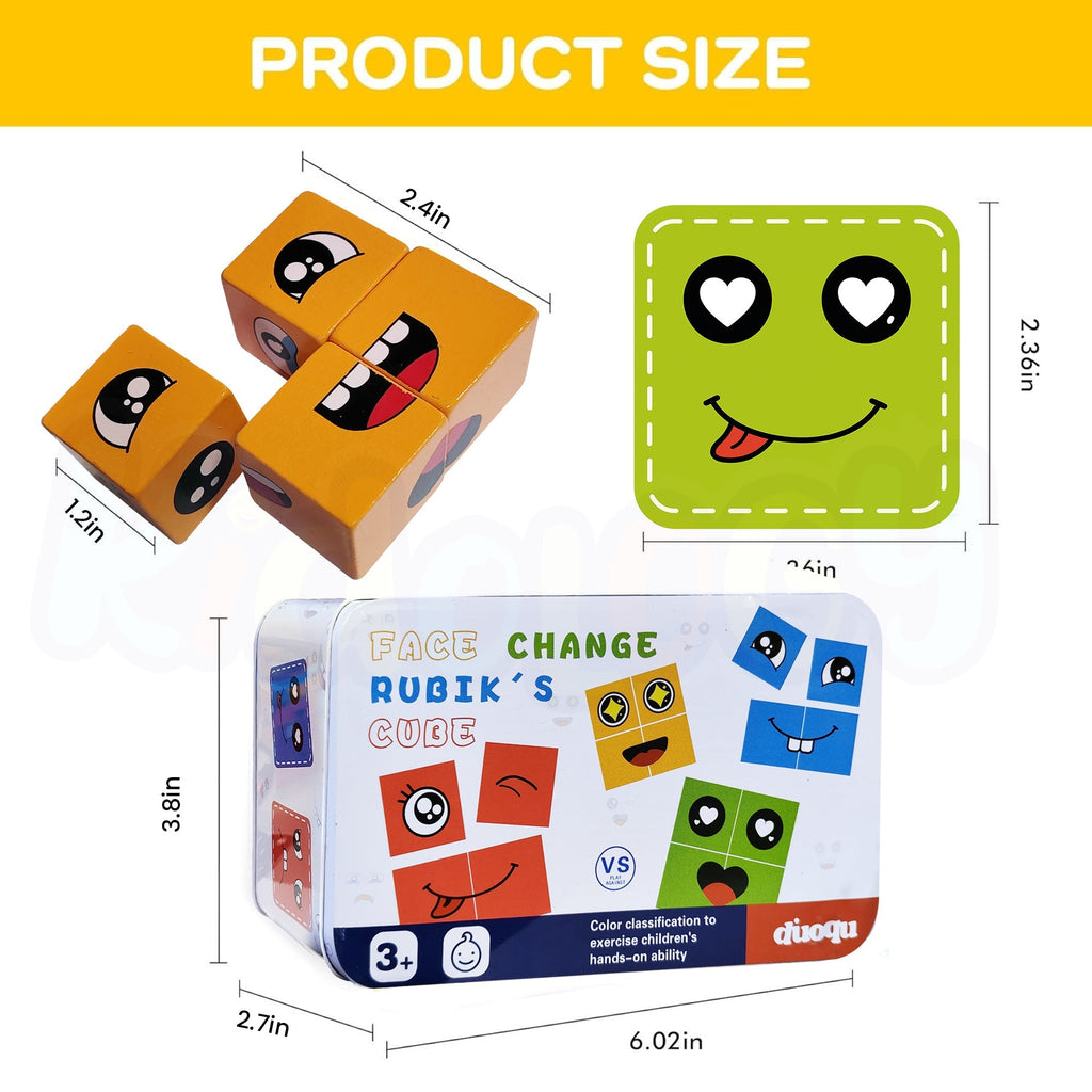 Emoji Cube Face Change Game