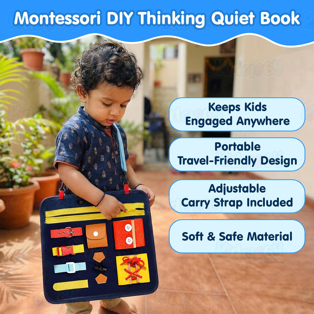 Montessori Kids Busy Board Cloth