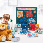 Montessori Cartoon Cube: Educational Toy
