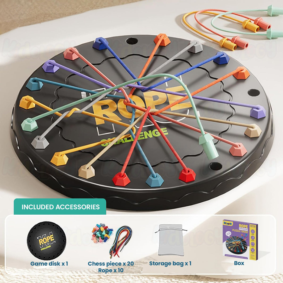 Rope Untangling Puzzle Game
