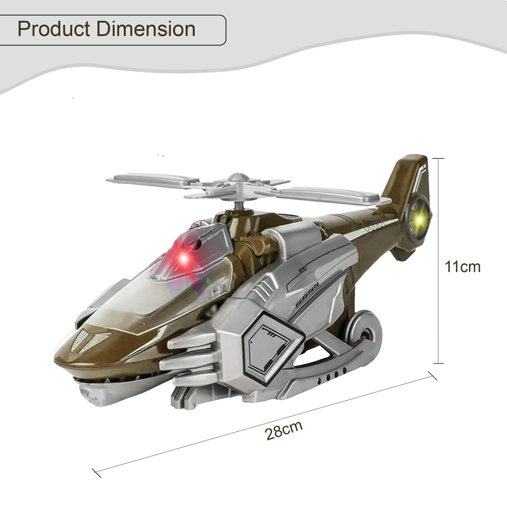 Flash-Spray Go Action LED Musical Chopper