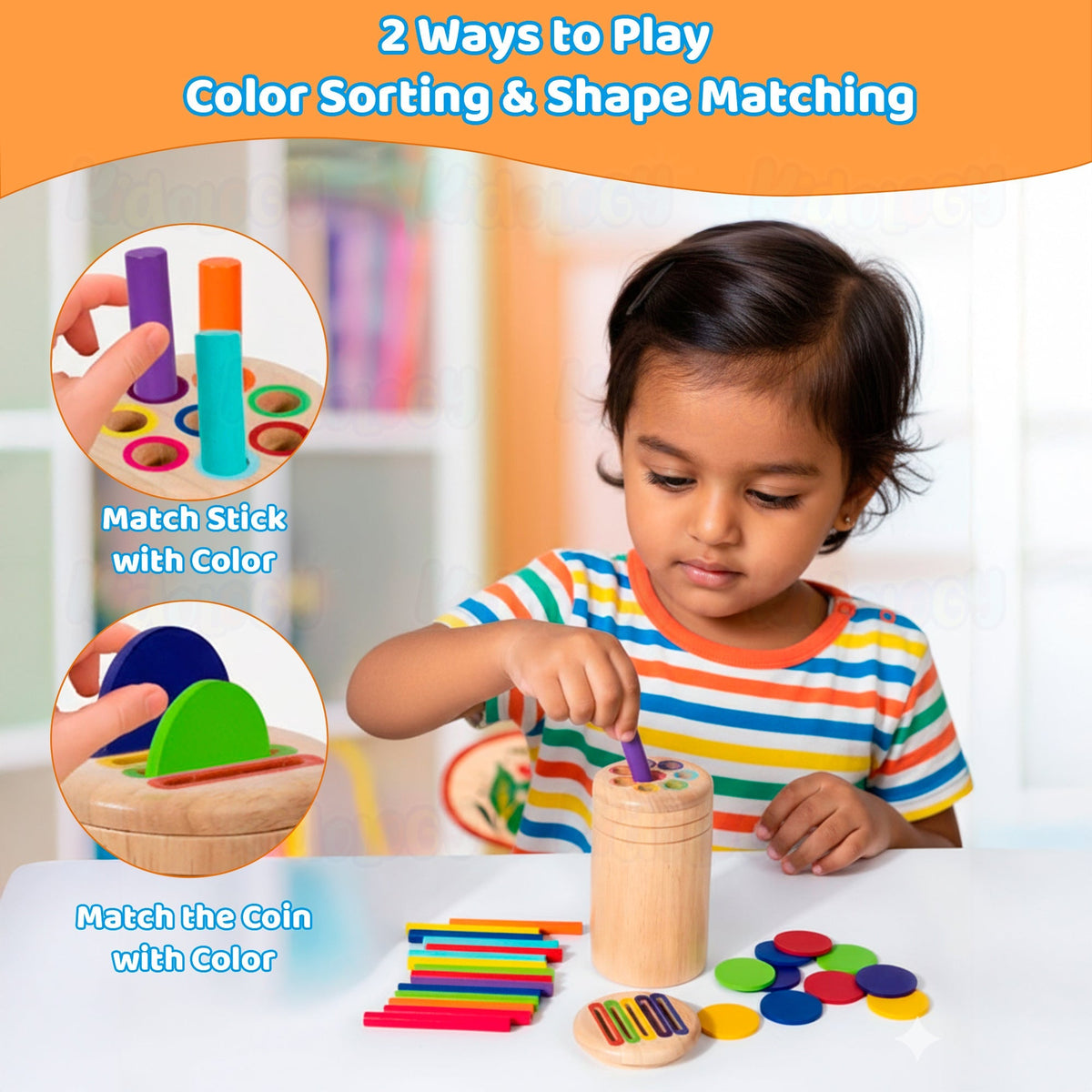 Multi Activity Montessori Wooden Toy