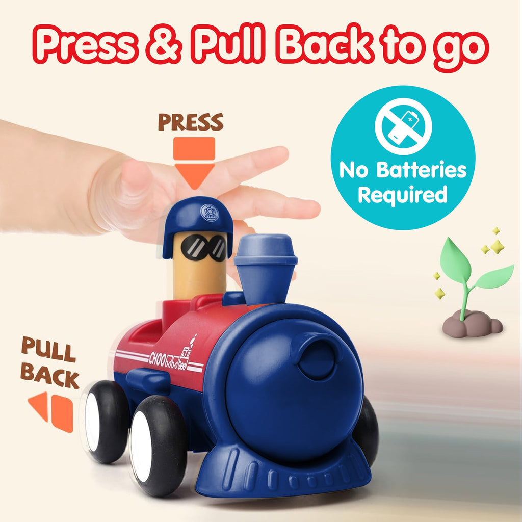 Bonkerheads Push & Go Play Cars