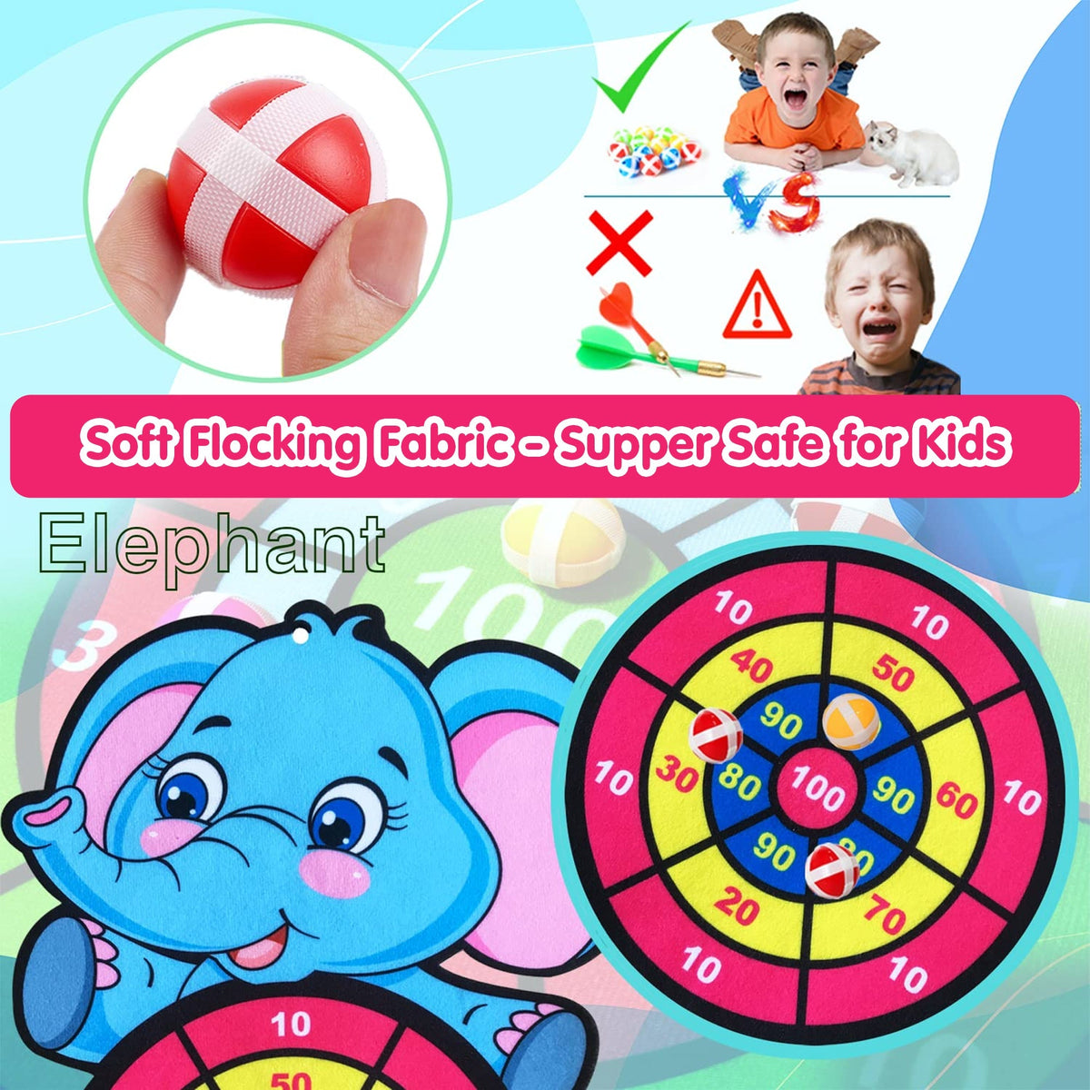 Large Dart Board Set