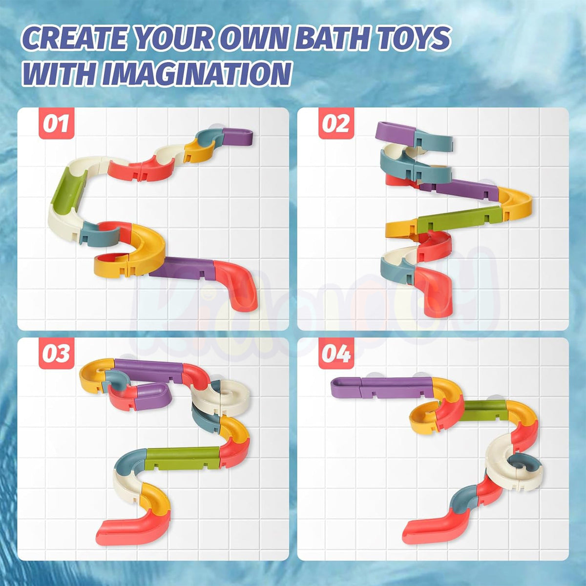 DUCK SLIDE BATH TOY
