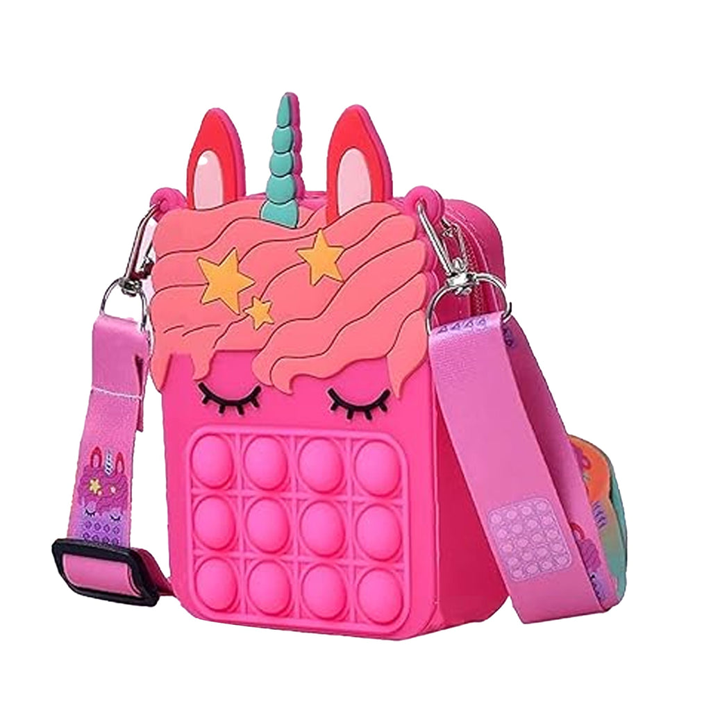 Unicorn Pop It Sling Bag for Kids