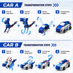 2-in-1 Magnetic Transforming Car to Dragon Toy