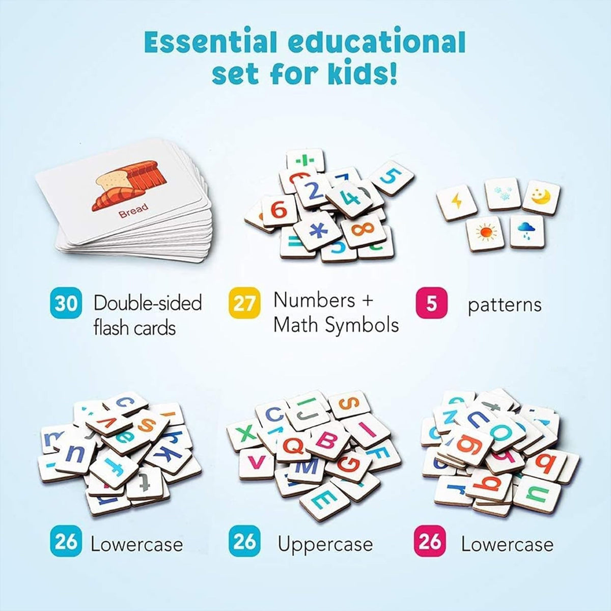 Magnetic Letters and Numbers Learning Set