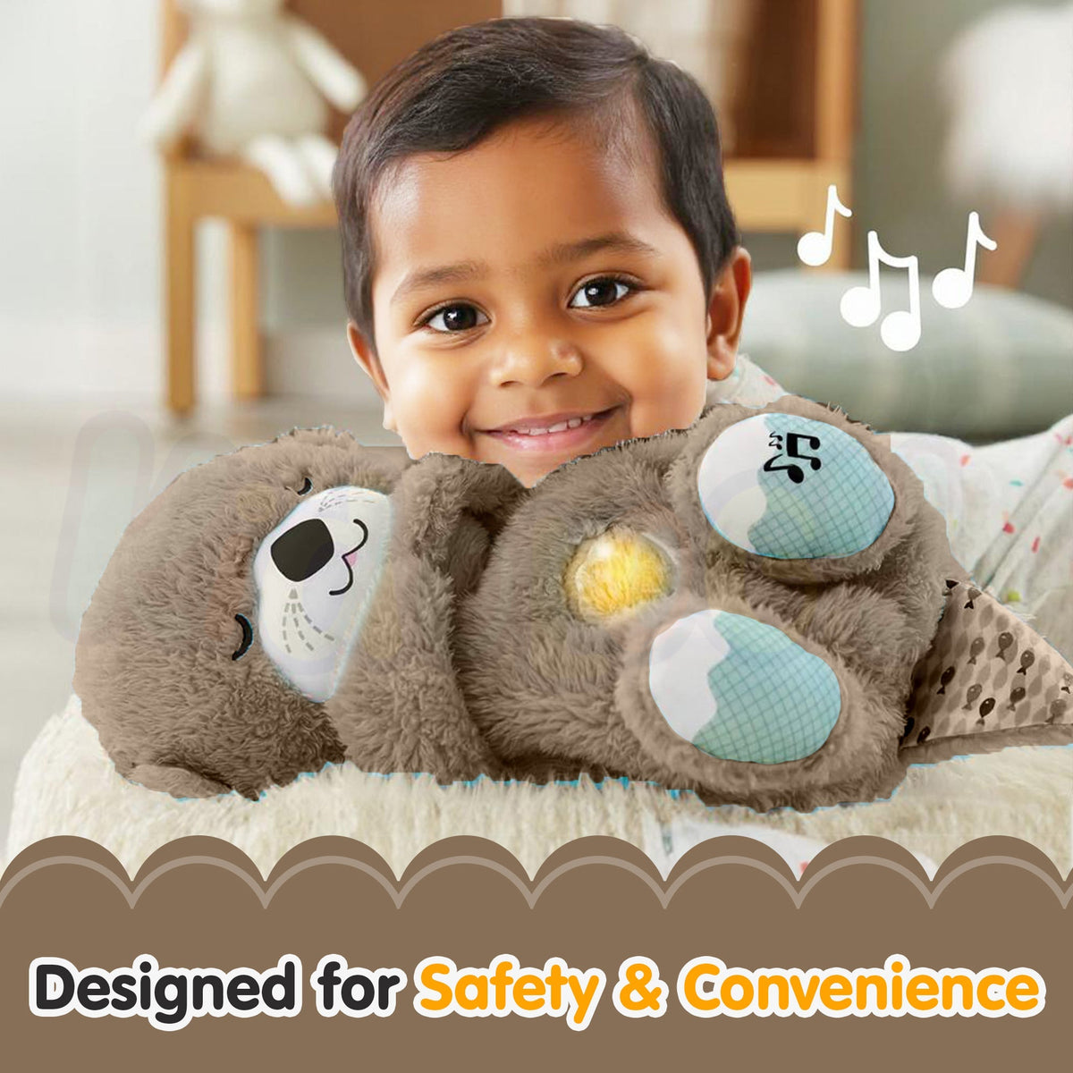 Breathing Motion Interactive Teddy Bear