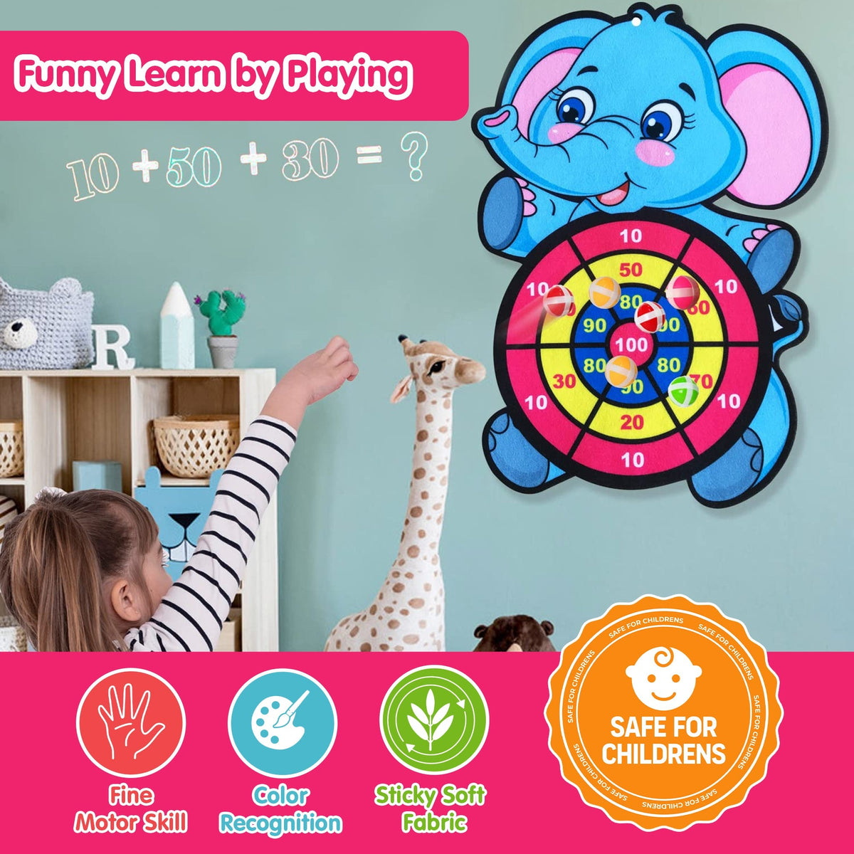 Large Dart Board Set