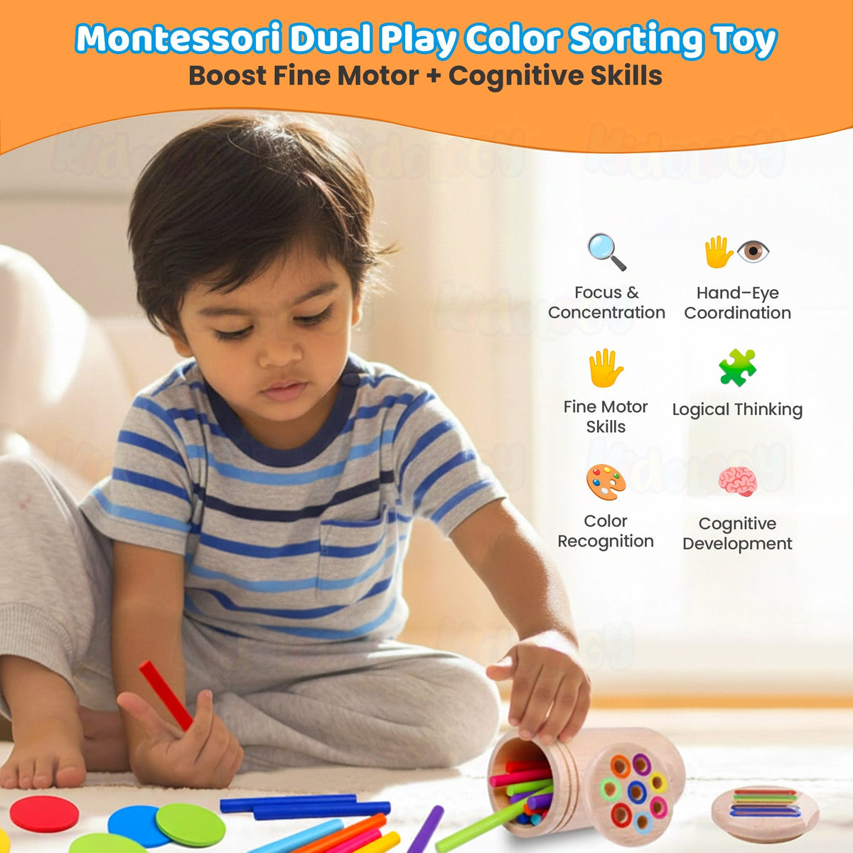 Multi Activity Montessori Wooden Toy
