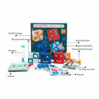 Montessori Cartoon Cube: Educational Toy