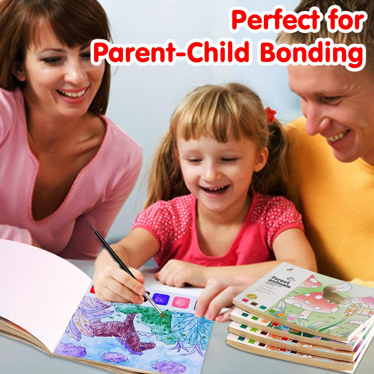 Forest Animals Water Color Book for Kids