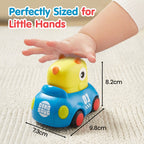 Dino Design Easy To Push Pull Back Cars