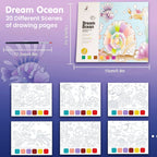 Ocean Watercolor Painting Book for Kids