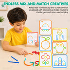 Creative Sticks & Rings Matching Puzzle Toys