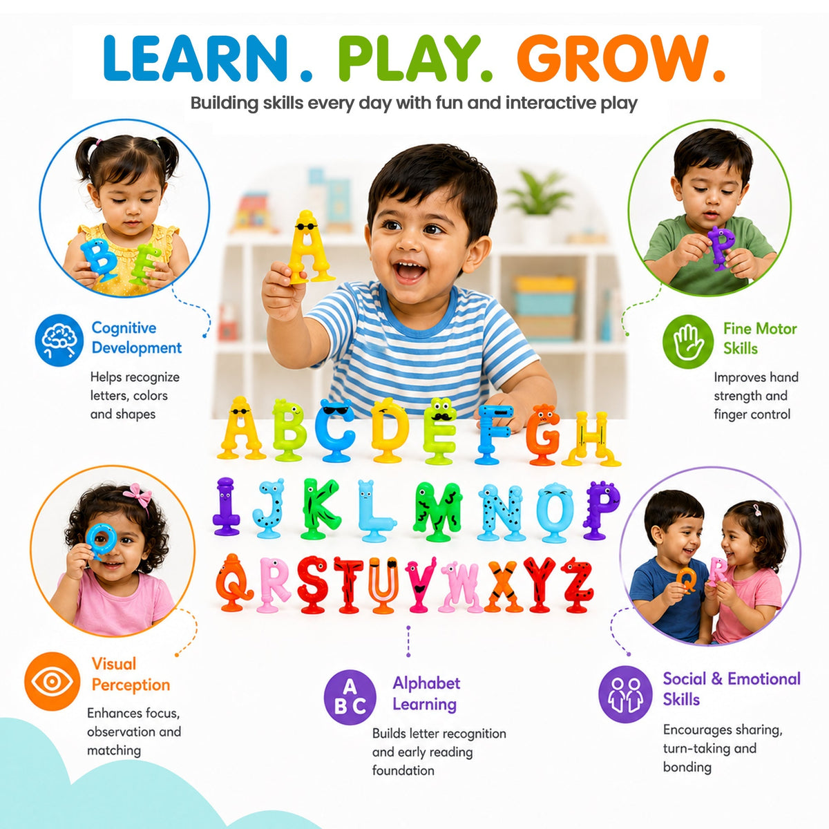 Stick & Learn Letters – Montessori Play
