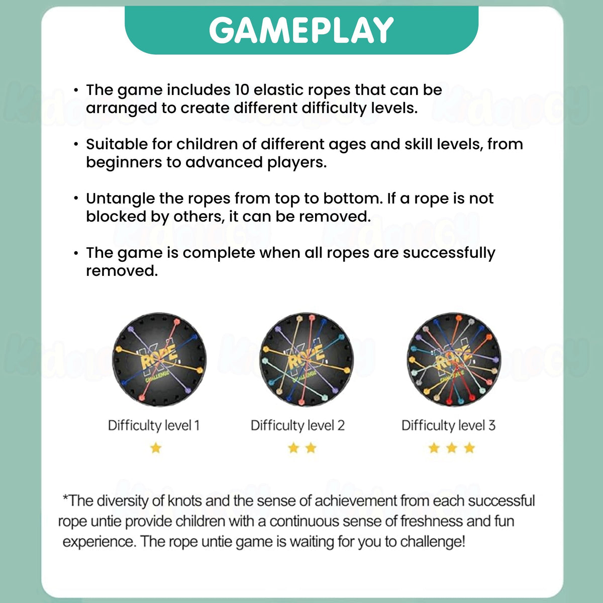 Rope Untangling Puzzle Game
