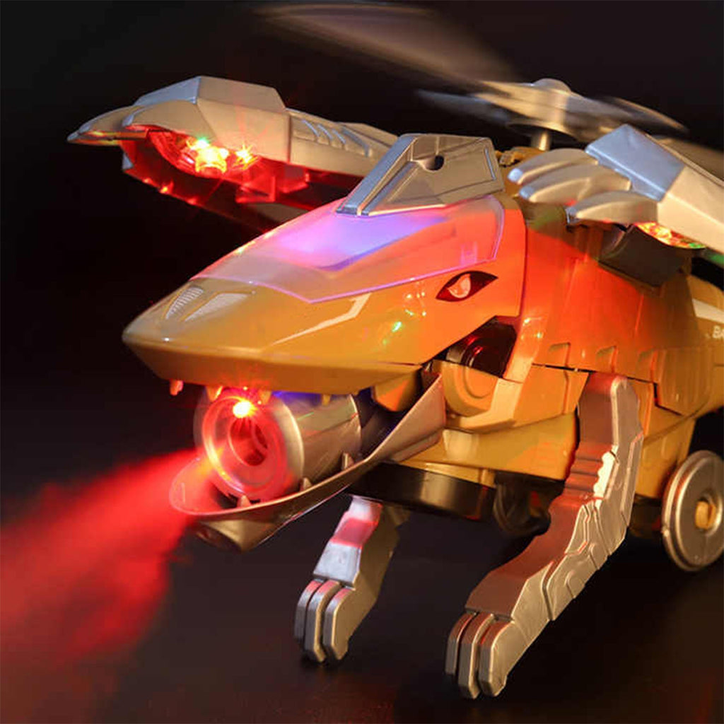 Flash-Spray Go Action LED Musical Chopper