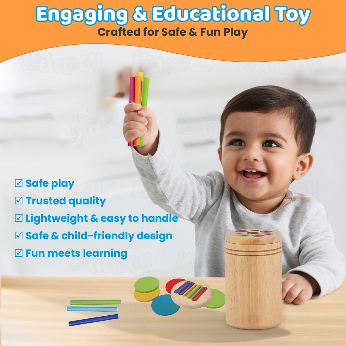 Multi Activity Montessori Wooden Toy