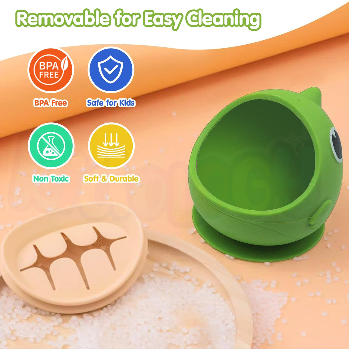 Silicone Snack Cups for Toddlers