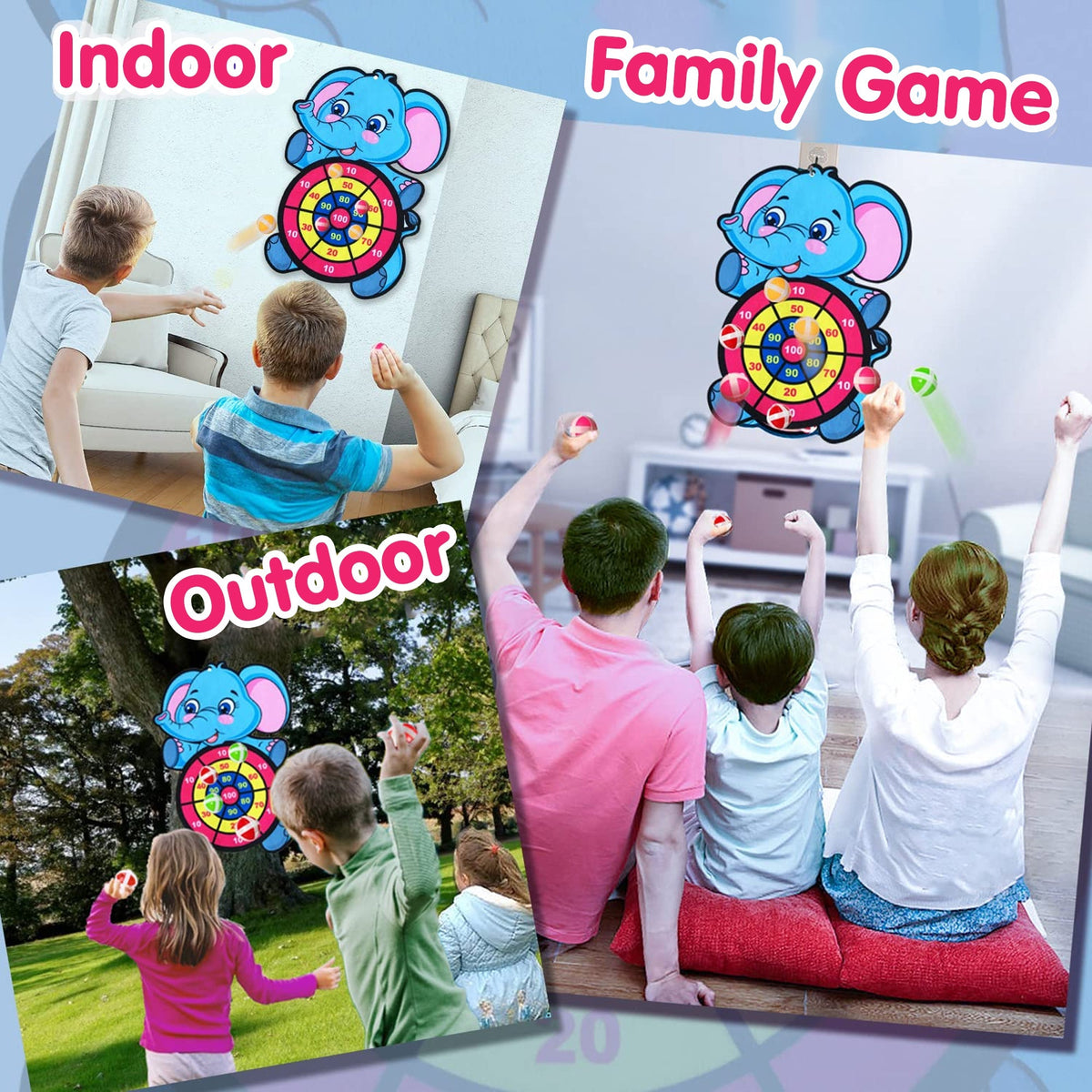 Large Dart Board Set
