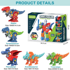5 in 1 Dinosaur Toys STEM Construction Building Toys