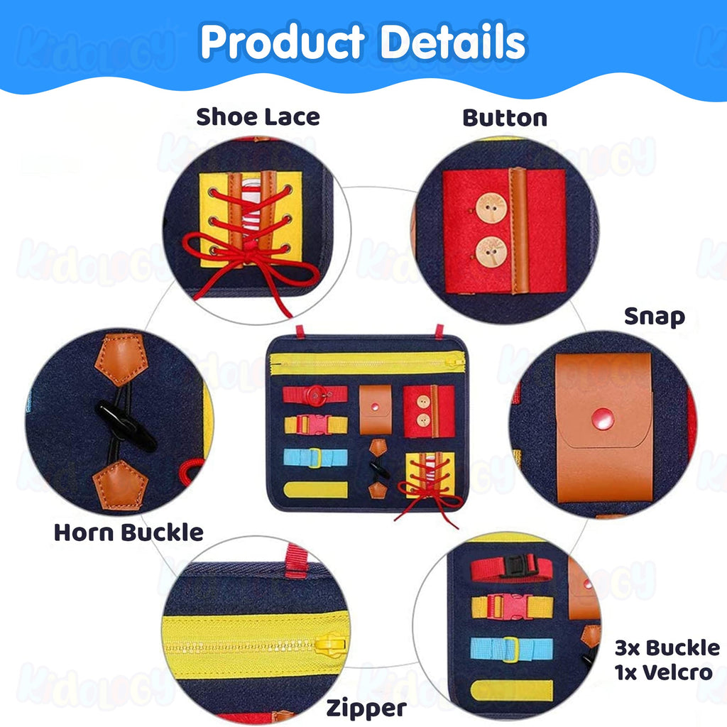 Montessori Kids Busy Board Cloth