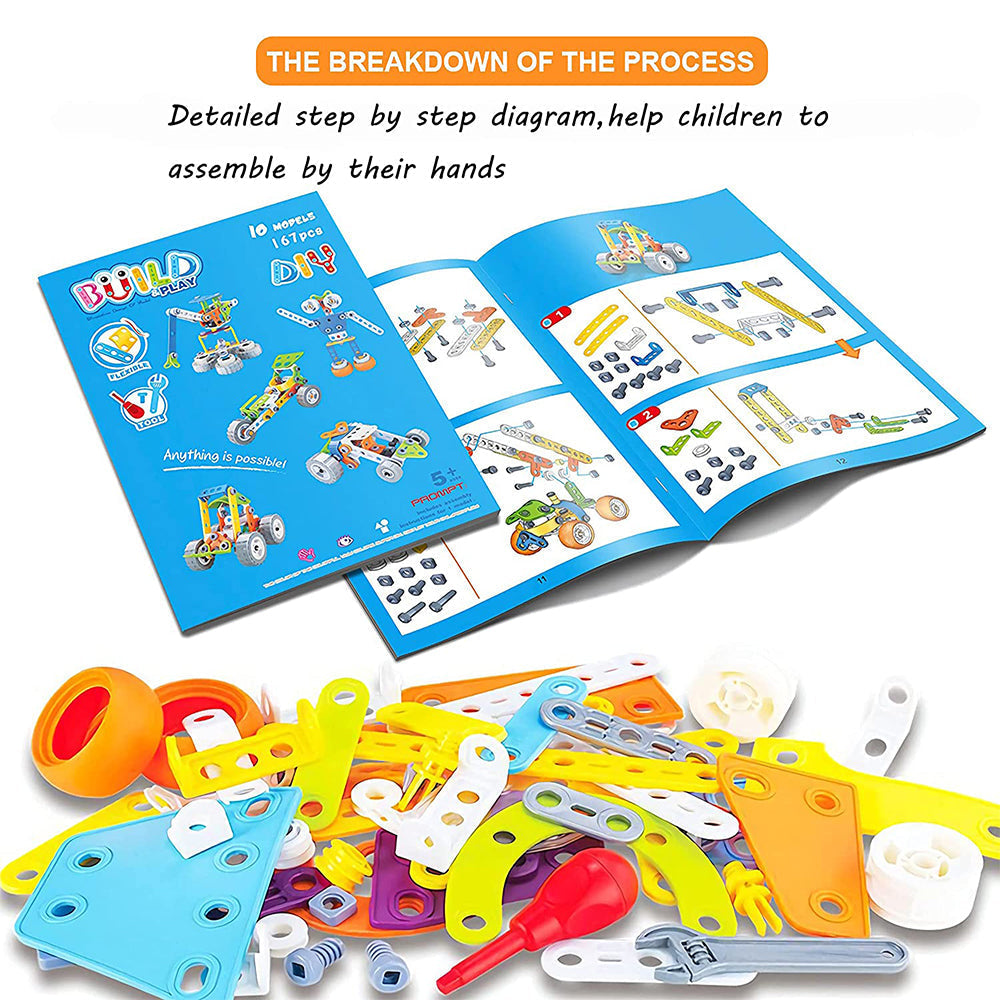 DIY Construction Building Blocks Toy Set