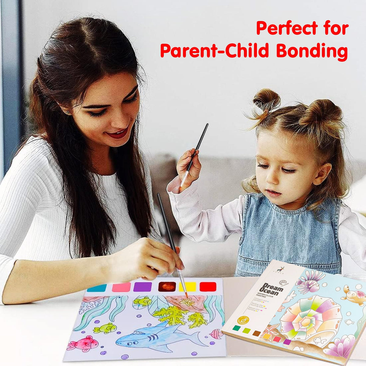 Ocean Watercolor Painting Book for Kids