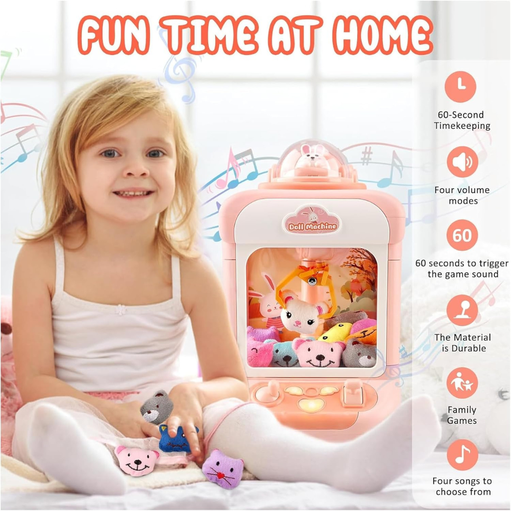 Rabbit Doll Pick Claw Machine Toy for Kids