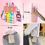 Unicorn Pop It Sling Bag for Kids