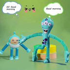 Cartoon Egg Telescopic Toy