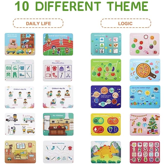 Montessori Quiet Book Pack of 3