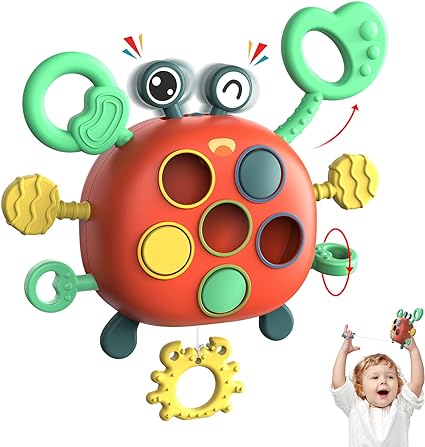 Crab Shape Silicone Sensory Toy