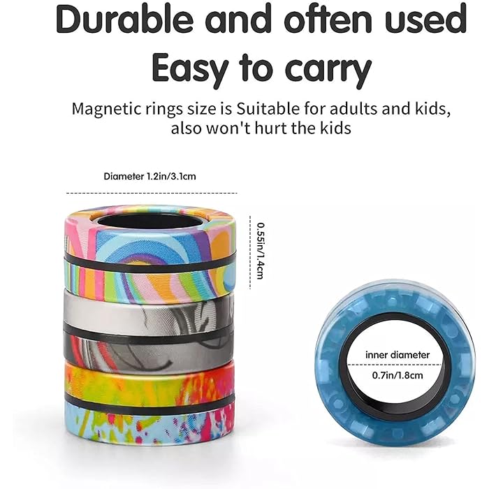 Magnetic Rings Fidget Toy