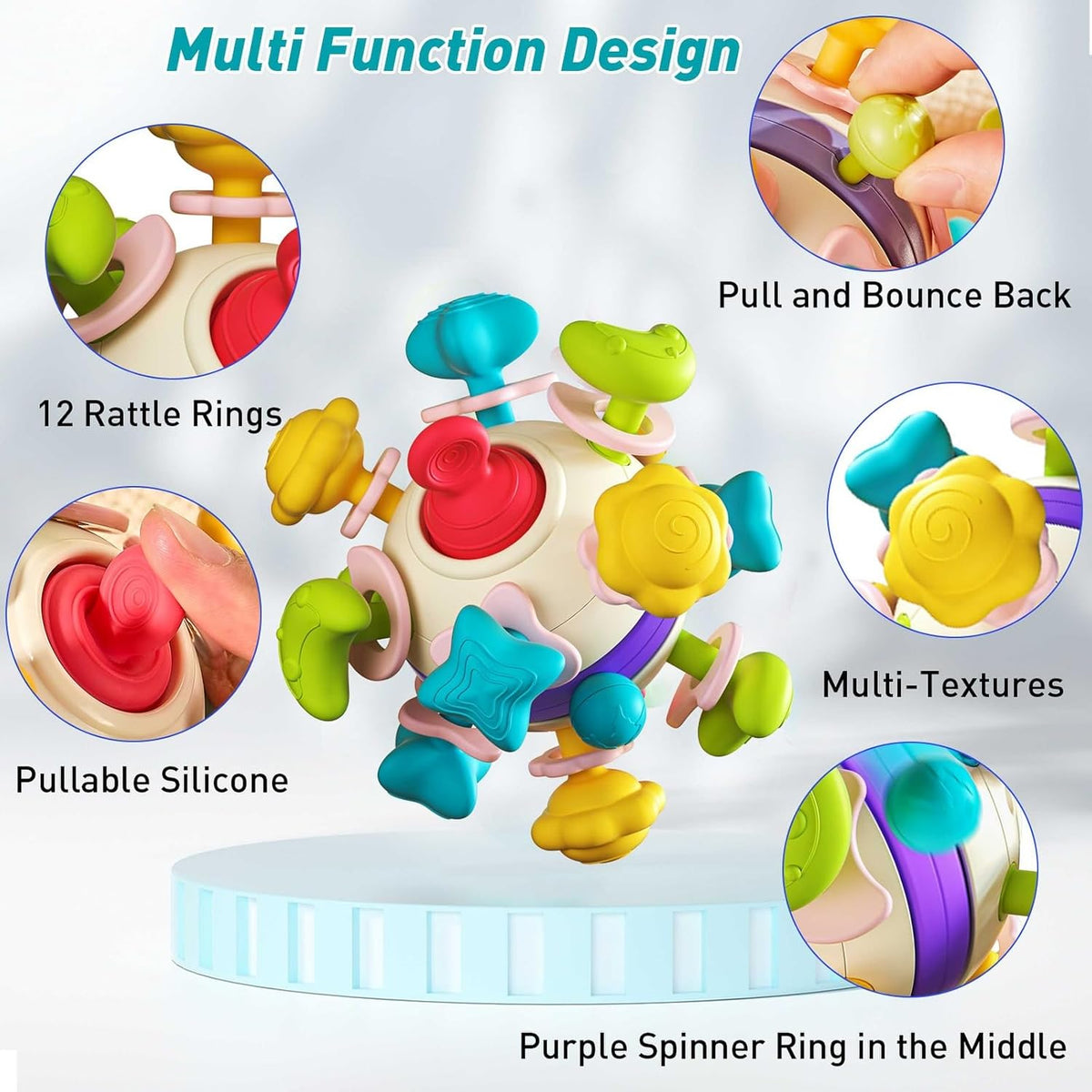 Food Grade Silicone Teething Ball