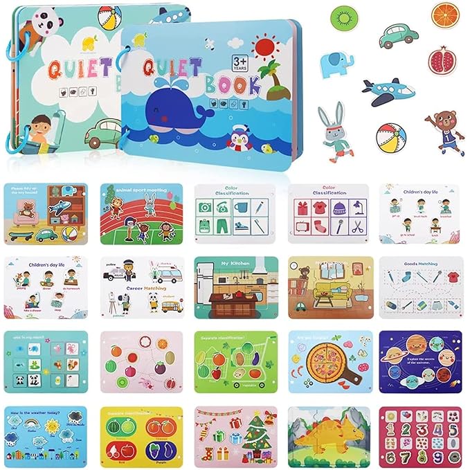 Montessori Quiet Book Pack of 3