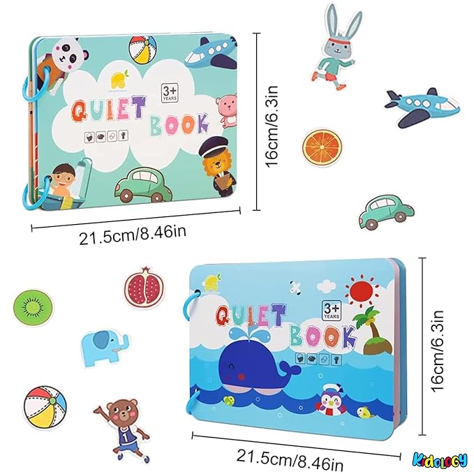Montessori Quiet Book Pack of 3