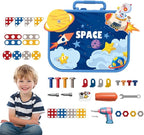 Children Creative Screw Tool Box Space Puzzle Game