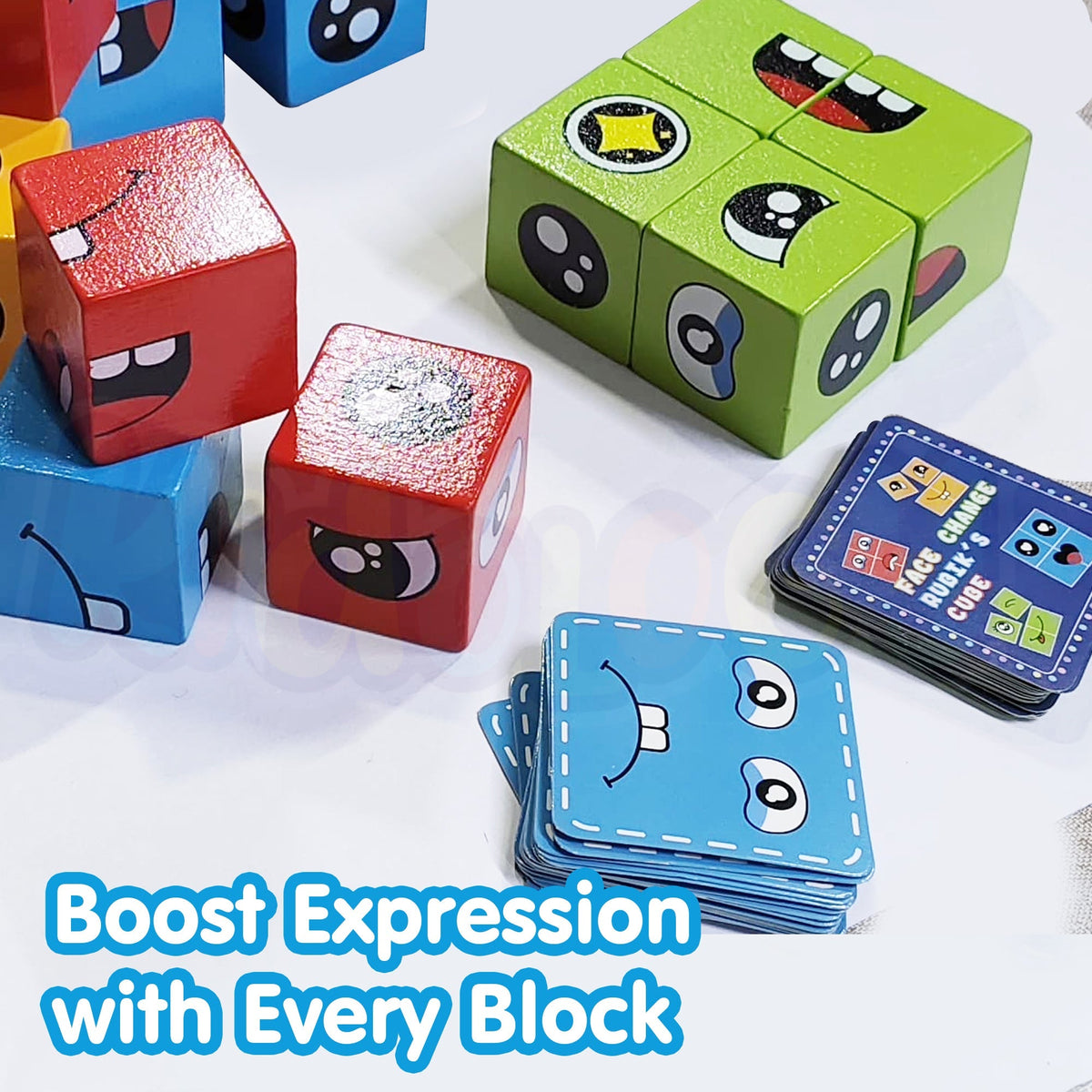 Emoji Cube Face Change Game