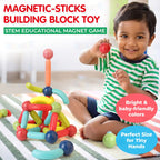 Magnetic Sticks Building Blocks Learning Toy
